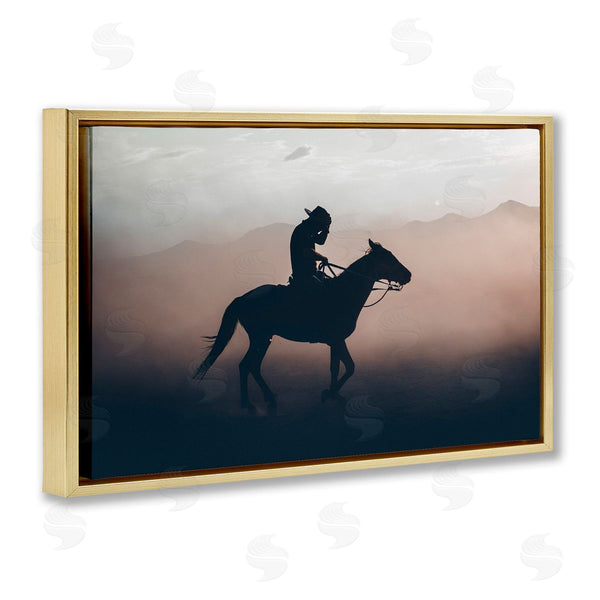 Stupell Industries 1x | Sprinting Cowboy On Horseback