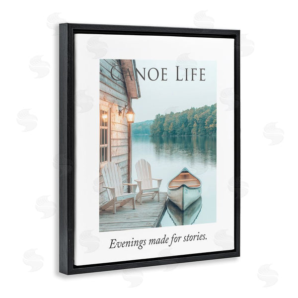 Stupell Industries A Barefoot Stylist | Canoe Life Quote