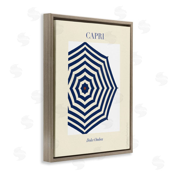 Stupell Industries A Barefoot Stylist | Capri Striped Umbrella