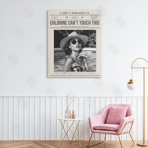 Stupell Industries A Barefoot Stylist | Chic Chronical Vintage Magazine Wall Art