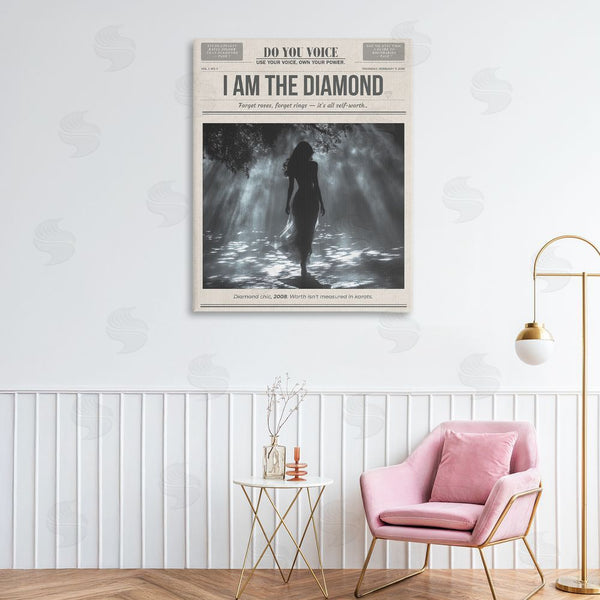 Stupell Industries A Barefoot Stylist | Diamond Chic Newspaper