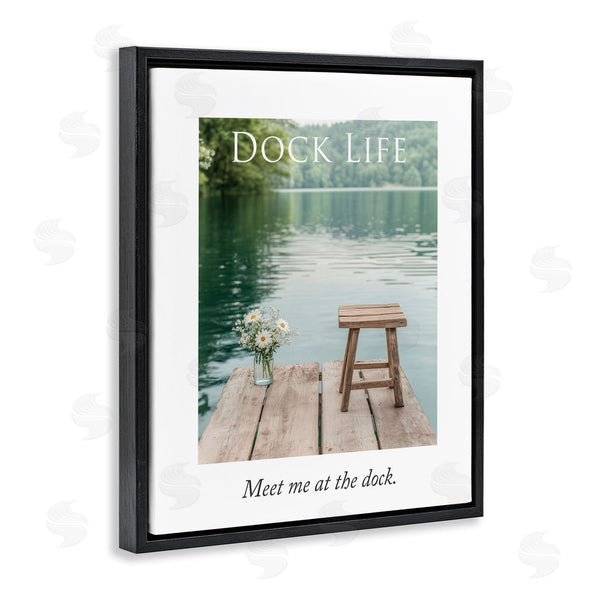 Stupell Industries A Barefoot Stylist | Dock Life Calming Scenery