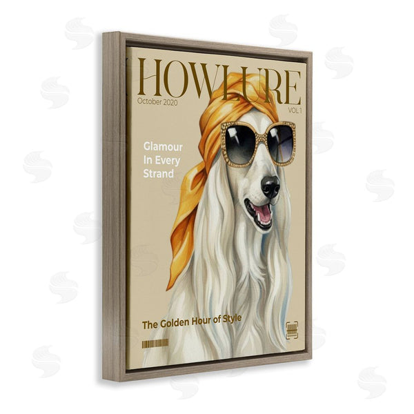 Stupell Industries A Barefoot Stylist | Howlure Dog Fashion Magazine