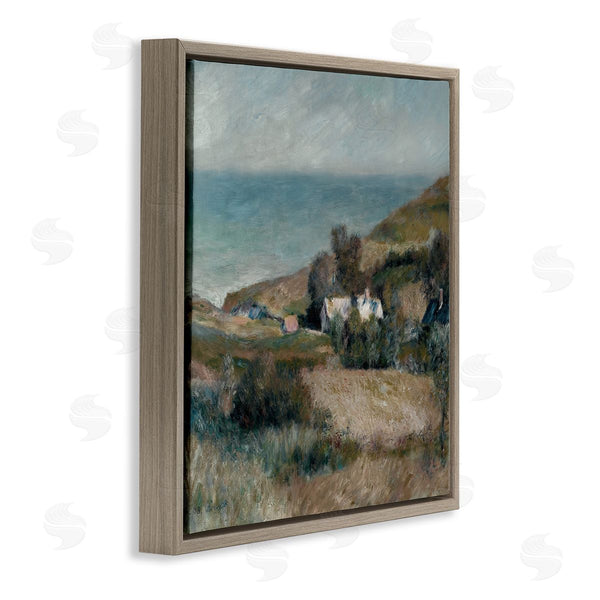 Stupell Industries A. Renoir | Seaside Cottages In Distance
