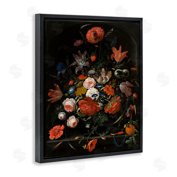 Stupell Industries Abraham Mignon | Flowers In A Glass Vase