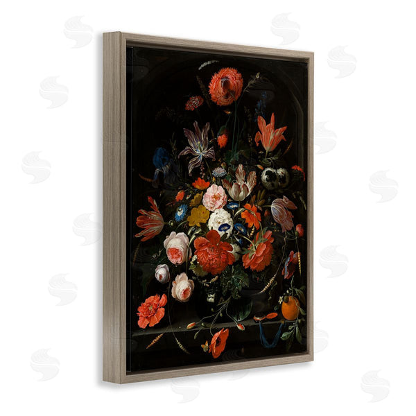 Stupell Industries Abraham Mignon | Flowers In A Glass Vase