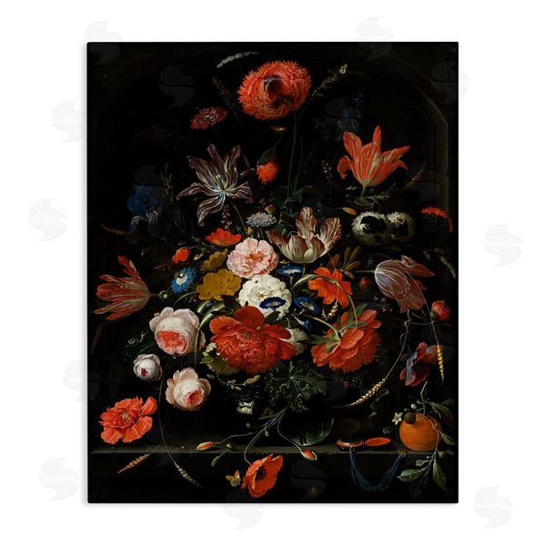 stupell industries Abraham Mignon | Flowers in a Glass Vase