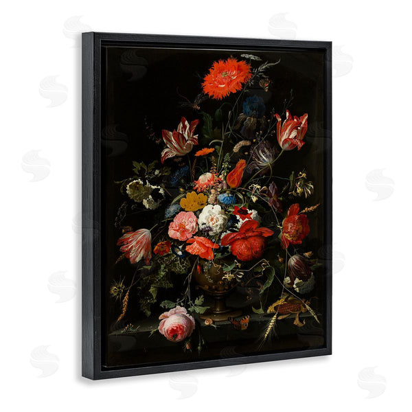 Stupell Industries Abraham Mignon | Flowers In Metal Vase