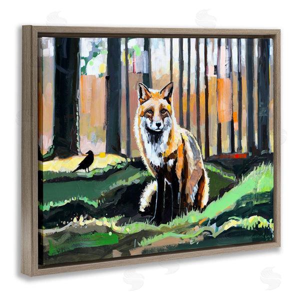 Stupell Industries Adam Swanson | Fox In Forest Trees