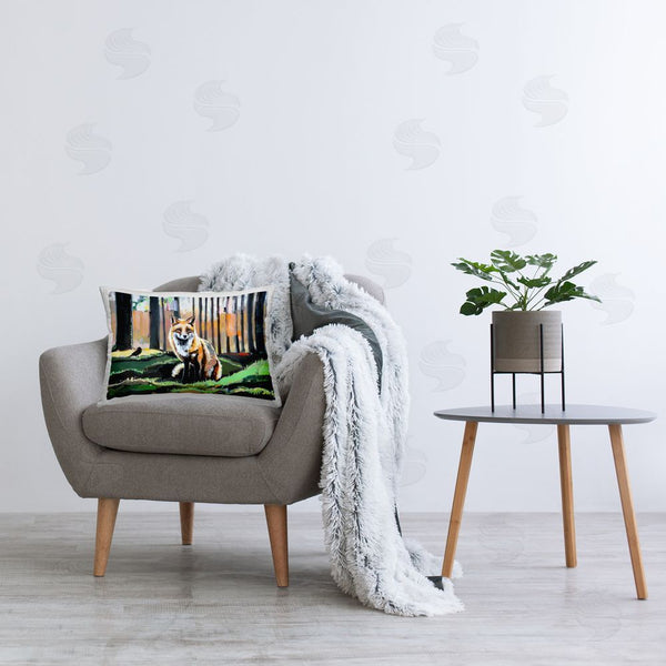 Stupell Industries Adam Swanson | Fox In Forest Trees