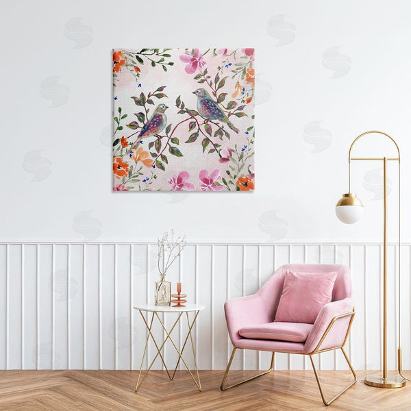 Stupell Industries Adonna Ebrahimi | Two Birds With Florals