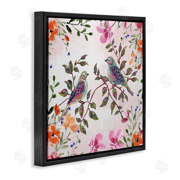 Stupell Industries Adonna Ebrahimi | Two Birds With Florals