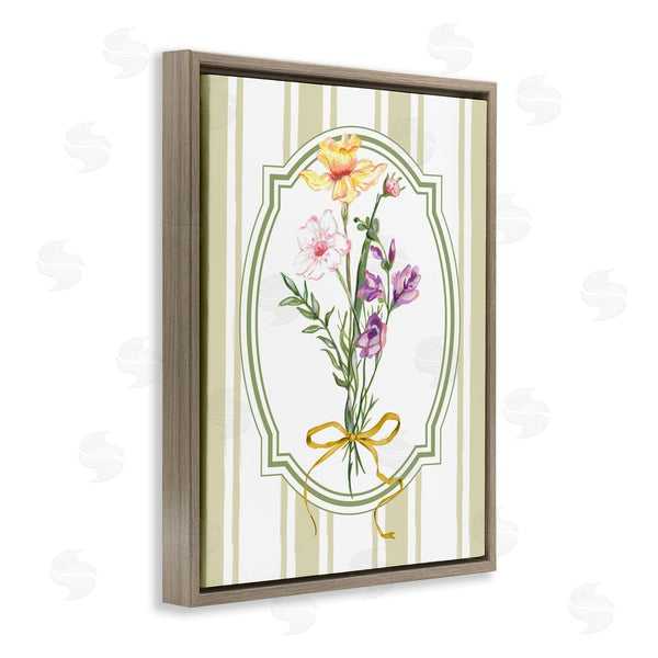 Stupell Industries Adonna Ebrahimi | Vintage Wildflowers With Ribbon Wall Art