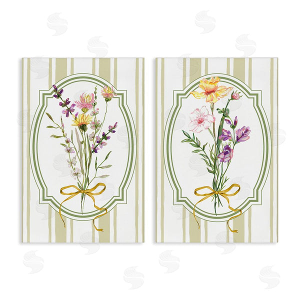stupell industries Adonna Ebrahimi | Wildflower Bundles Classic Stripes Wall Art