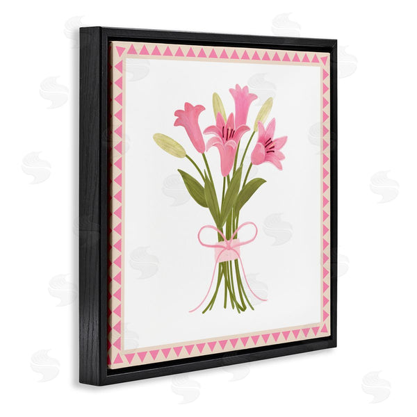 Stupell Industries Adrienne Morris | Pink Spring Lily Bouquet Wall Art
