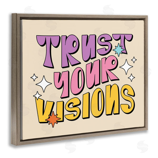 Stupell Industries Ahmed Sameh Hussein | Retro Trust Your Visions Wall Art