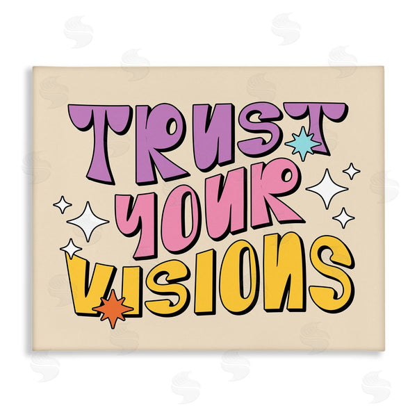 Stupell Industries Ahmed Sameh Hussein | Retro Trust Your Visions Wall Art