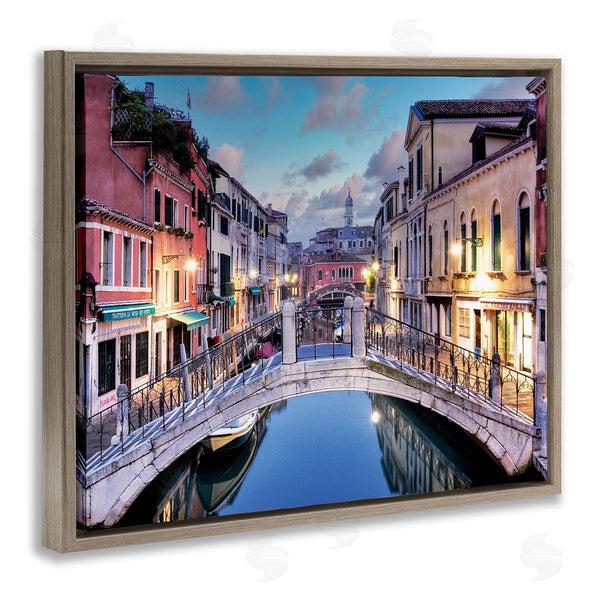 Stupell Industries Alan Blaustein | Traditional Venice Cityscape Canal Bridge Architecture