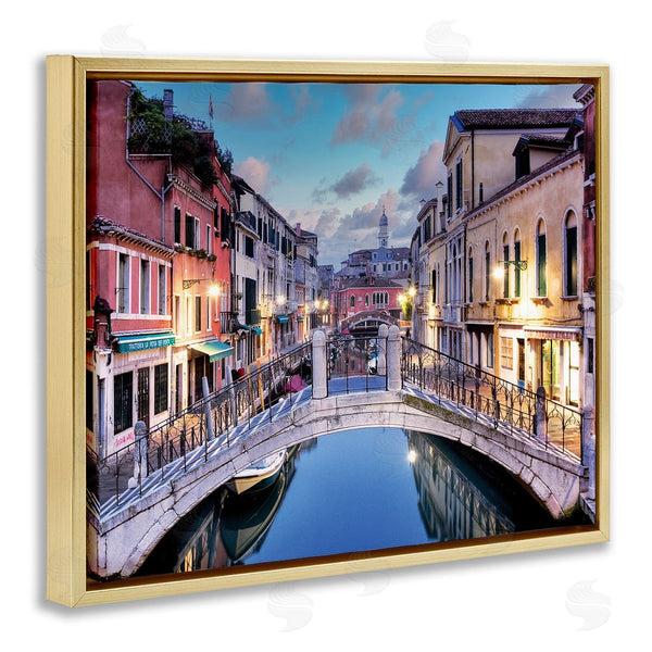 Stupell Industries Alan Blaustein | Traditional Venice Cityscape Canal Bridge Architecture