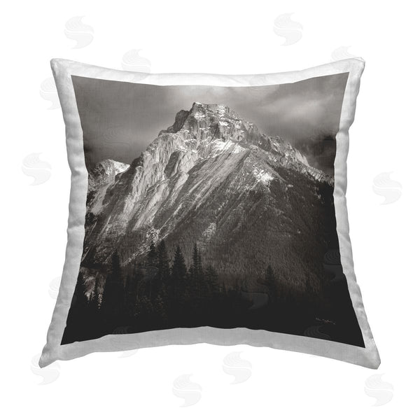 stupell industries Alan Majchrowicz | Canadian Rockies View Printed Throw Pillow