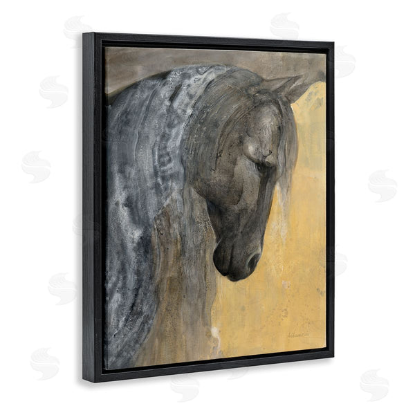 Stupell Industries Albena Hristova | Abstract Grey Horse Portrait