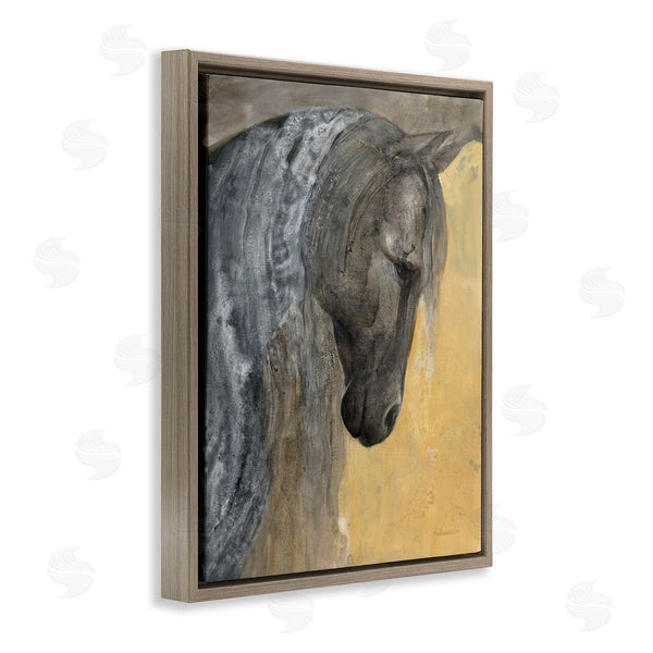 Stupell Industries Albena Hristova | Abstract Grey Horse Portrait