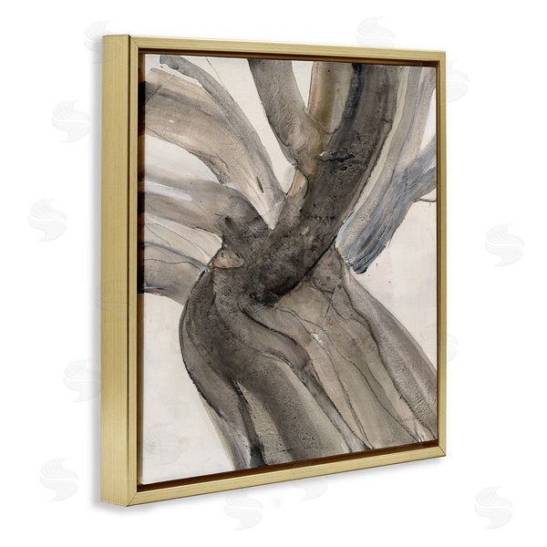 Stupell Industries Albena Hristova | Curved Coastal Driftwood Abstraction Neutral Brown