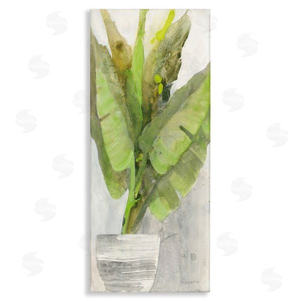 Stupell Industries Albena Hristova | Large Green Leaf Plant