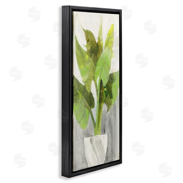 Stupell Industries Albena Hristova | Large Plant In White Planter