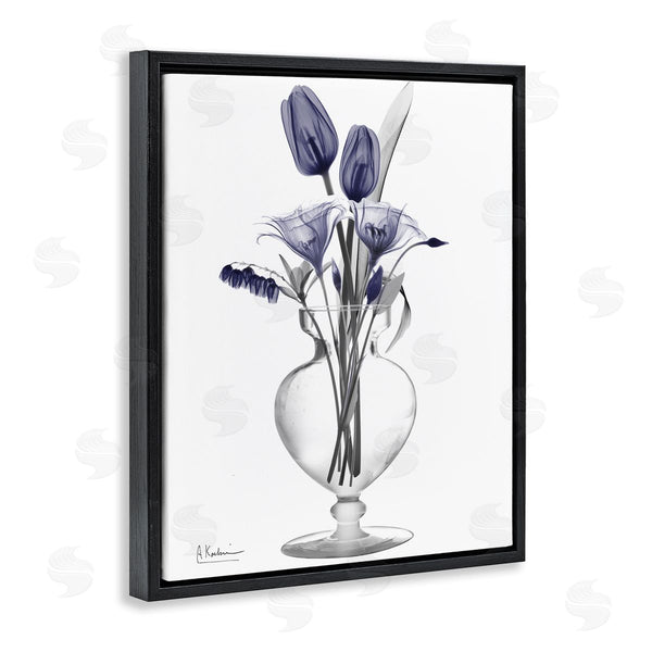 Stupell Industries Albert Koetsier | Contemporary Dusk Blue Flowers