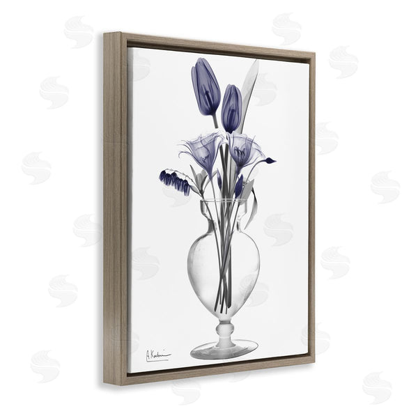 Stupell Industries Albert Koetsier | Contemporary Dusk Blue Flowers