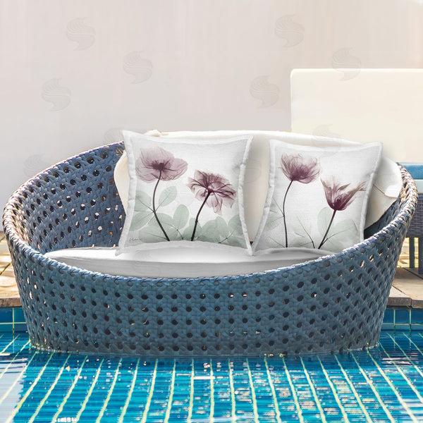 Stupell Industries Albert Koetsier | Delicate Mauve Flowers Printed Throw Pillow Set