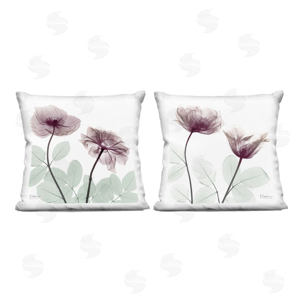 stupell industries Albert Koetsier | Delicate Mauve Flowers Printed Throw Pillow Set