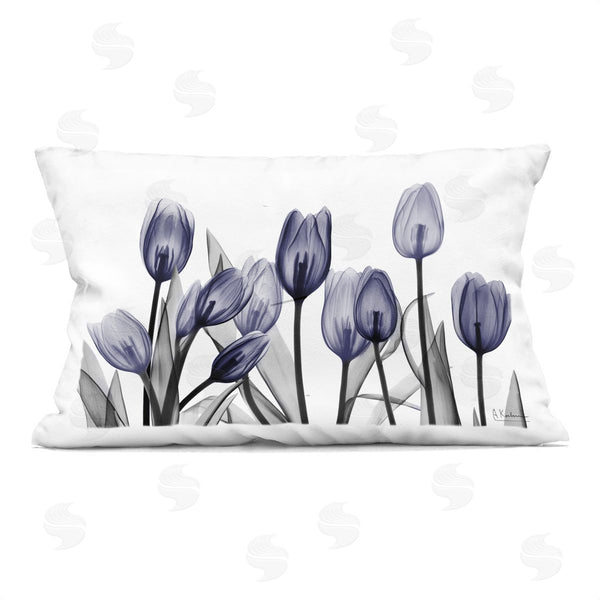 stupell industries Albert Koetsier | Dramatic Dusk Blue Tulips Printed Throw Pillow