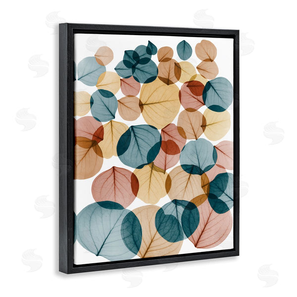 Stupell Industries Albert Koetsier | Eucalyptus Leaves Translucent Blue Yellow Orange Botanicals Wall Art