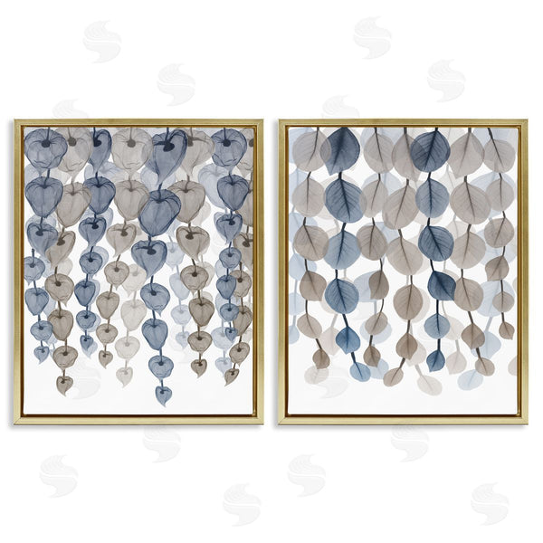 Stupell Industries Albert Koetsier | Falling Vines Neutral Leaves