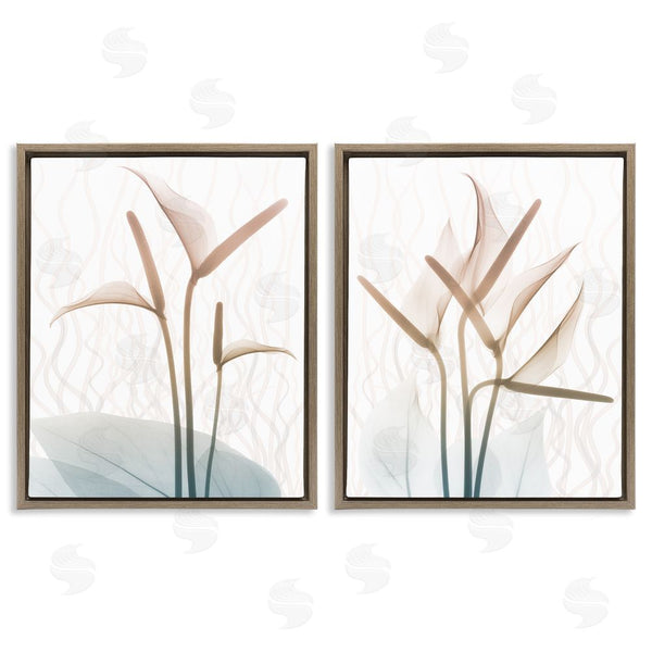 Stupell Industries Albert Koetsier | Floral Calla Lily Silhouette With Leaf Details Wall Art