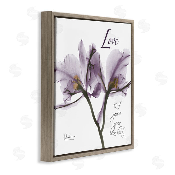Stupell Industries Albert Koetsier | Love Like Never Hurt Purple Orchid