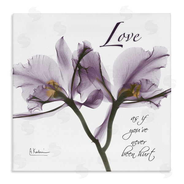 stupell industries Albert Koetsier | Love Like Never Hurt Purple Orchid