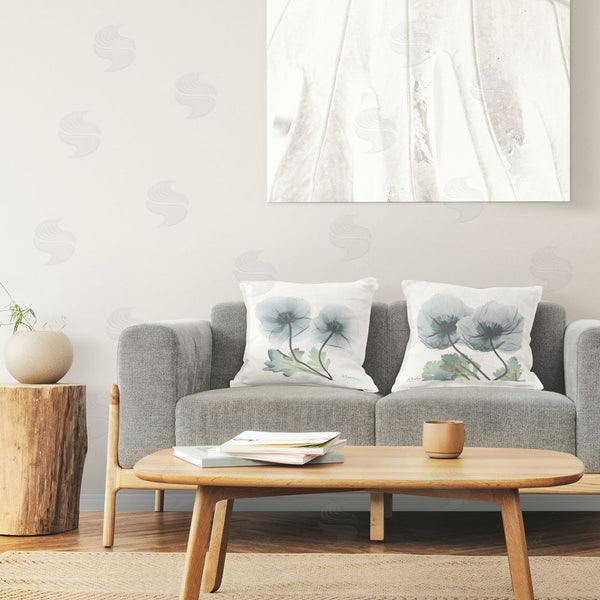 Stupell Industries Albert Koetsier | Luminous Sapphire Florals Printed Throw Pillow Set