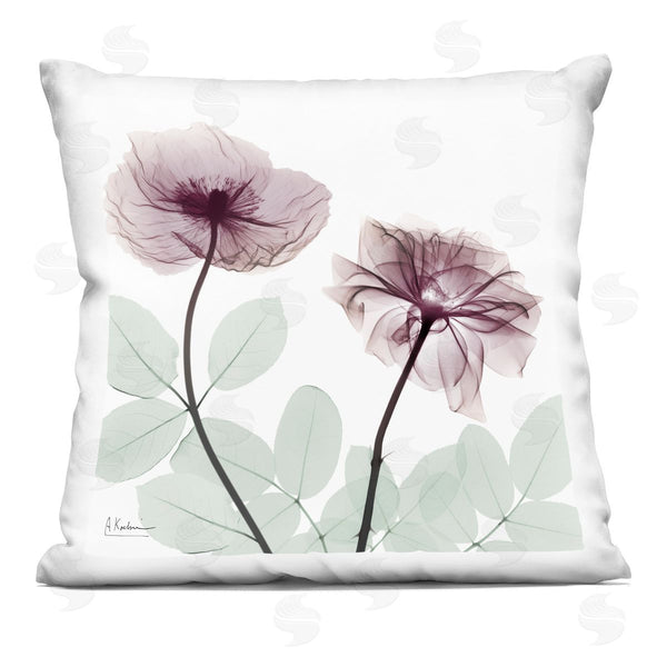 stupell industries Albert Koetsier | Mauve Blossoms Duo Printed Throw Pillow