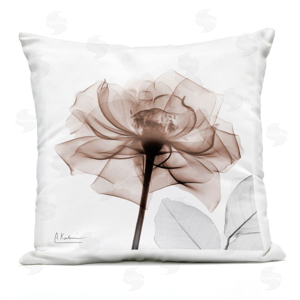 Stupell Industries Albert Koetsier | Minimal Mocha Rose Printed Throw Pillow
