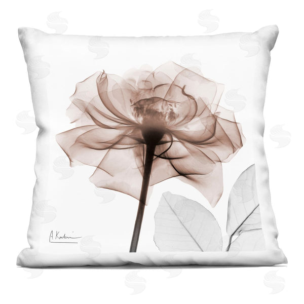 stupell industries Albert Koetsier | Minimal Mocha Rose Printed Throw Pillow