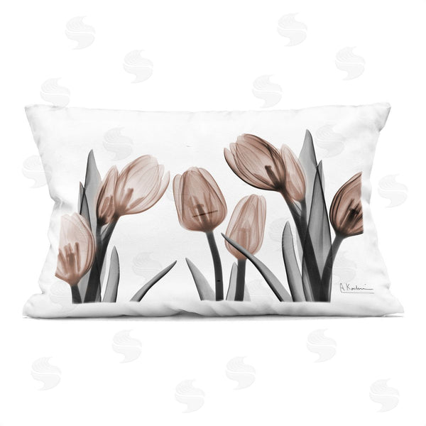stupell industries Albert Koetsier | Mocha & Discovery Tulips Printed Throw Pillow