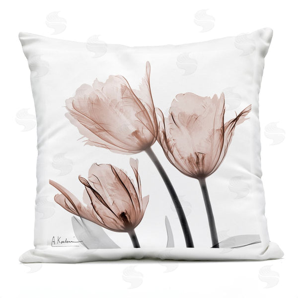 Stupell Industries Albert Koetsier | Mocha Tulips Trio Printed Throw Pillow