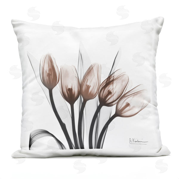 Stupell Industries Albert Koetsier | Modern Lined Up Tulips Printed Throw Pillow