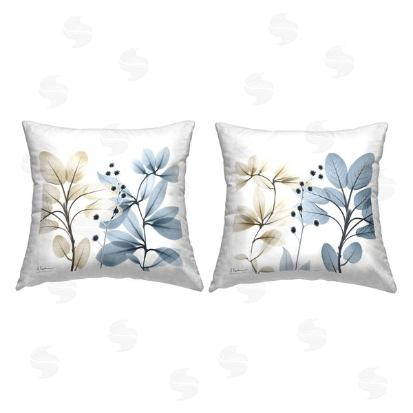 stupell industries Albert Koetsier | Modern Plant Sprigs Printed Throw Pillow Set