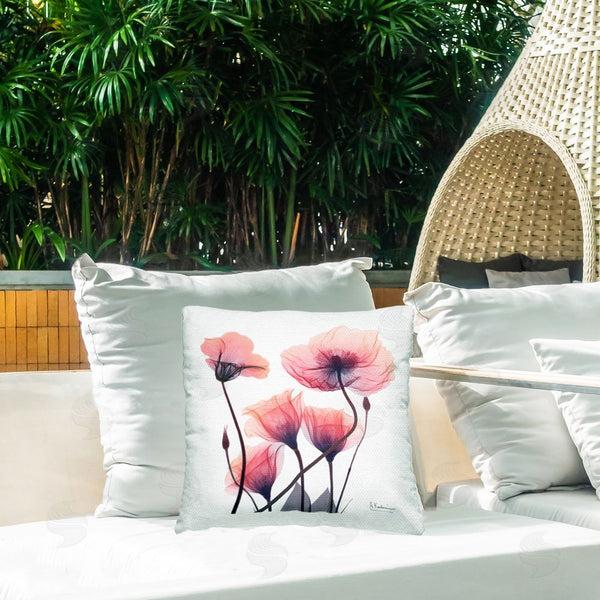 Stupell Industries Albert Koetsier | Pink Gradient Blooms Printed Throw Pillow