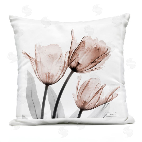Stupell Industries Albert Koetsier | Simple Transparent Tulips Printed Throw Pillow