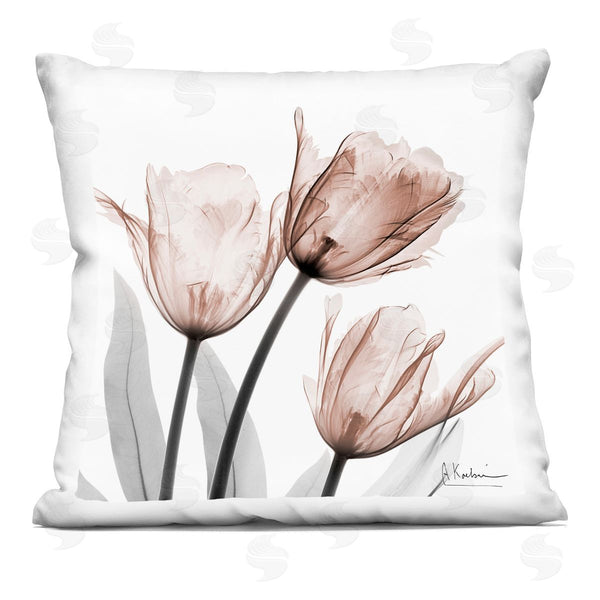 stupell industries Albert Koetsier | Simple Transparent Tulips Printed Throw Pillow